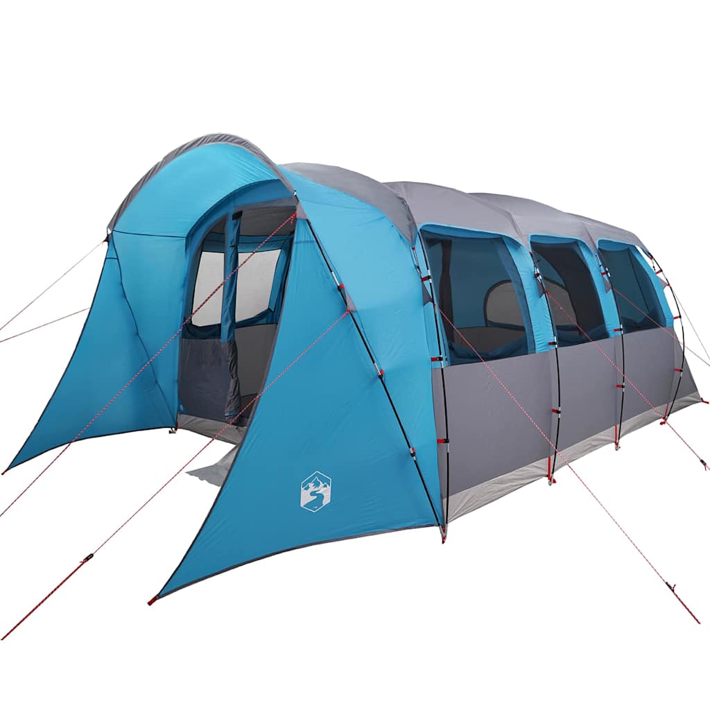 Obiteljski šator s krovom Plava i siva 576 x 325 x 213 cm