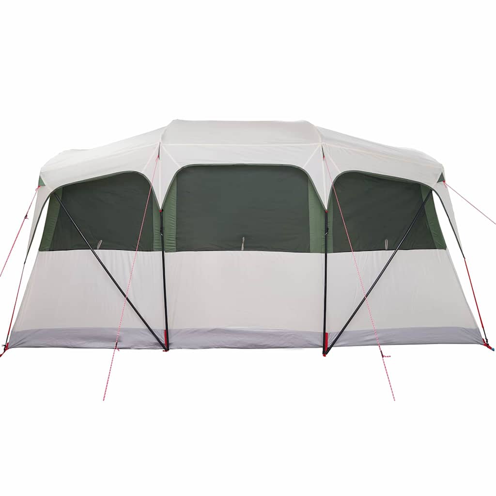 Obiteljski šator s krovom Bijela i zelena 435 x 255 x 216 cm