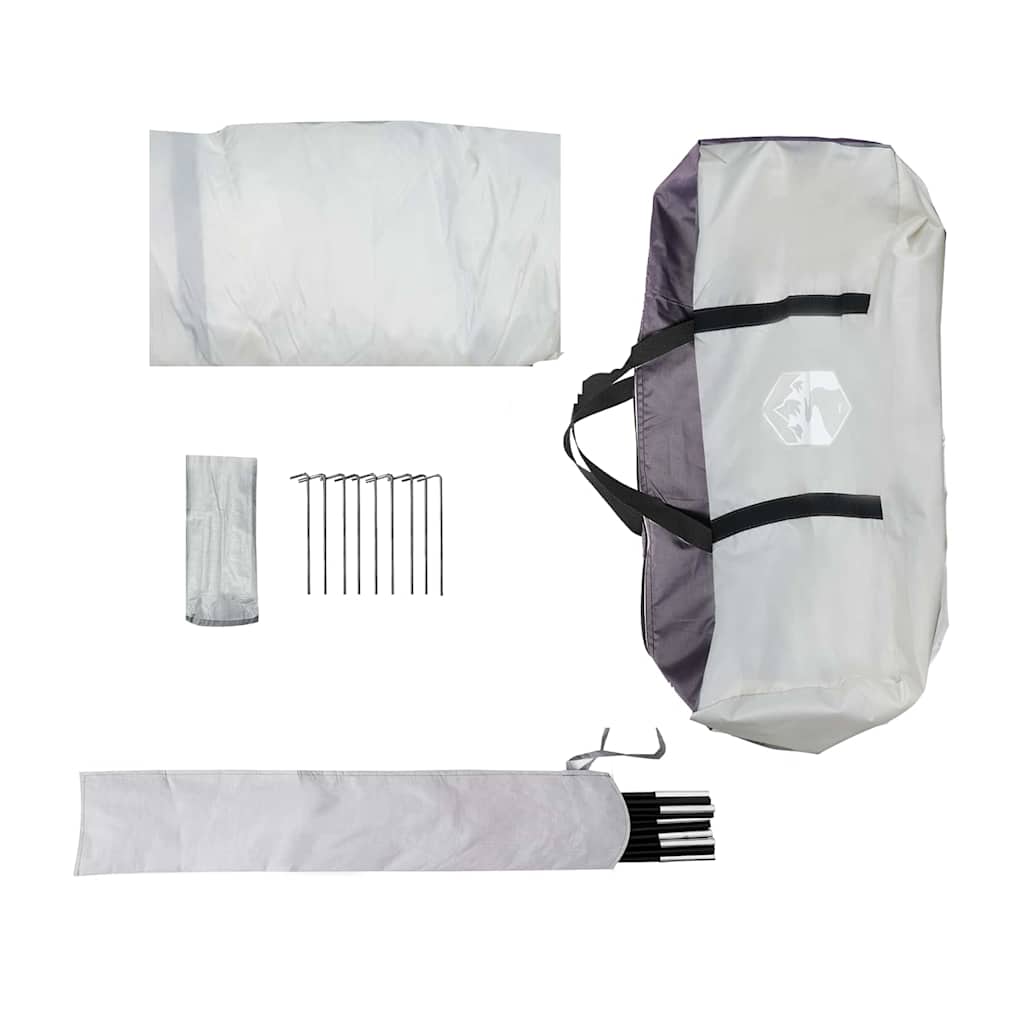 Šator s mrežom protiv komaraca s krovom Siva 320 x 320 x 218 cm