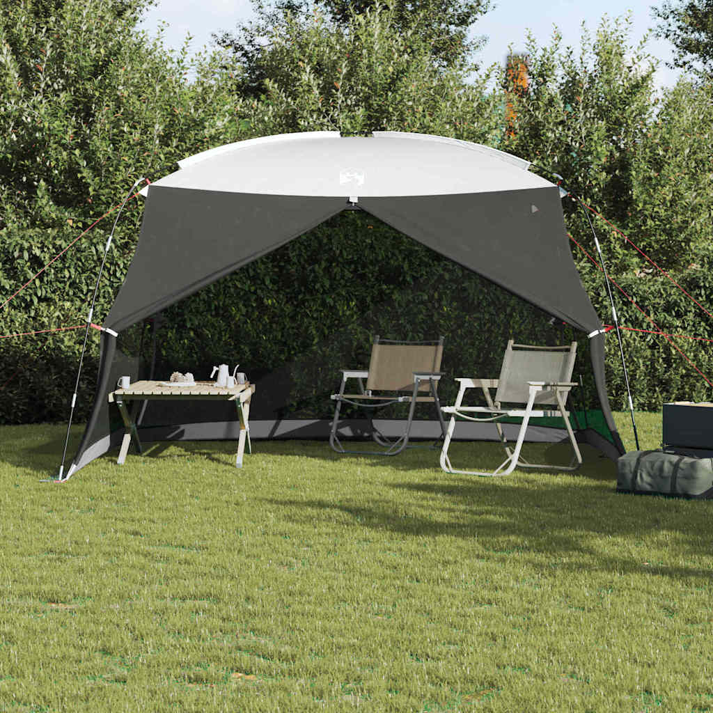 Šator s mrežom protiv komaraca s krovom Siva 380 x 380 x 225 cm