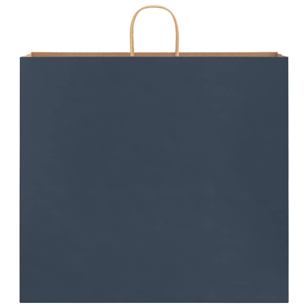 Papirnate vrećice 250 kom s ručkama plave 54x15x49 cm