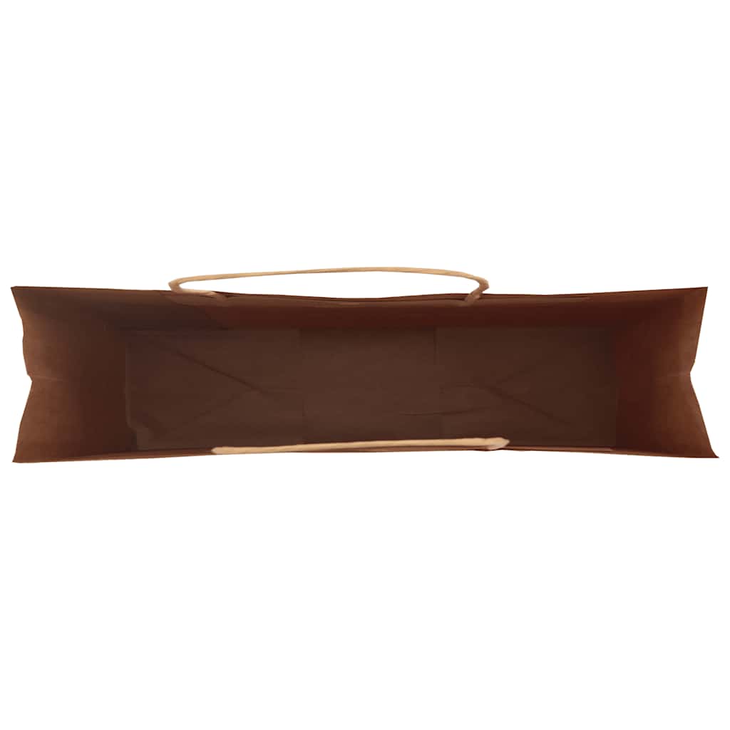 Papirnate vrećice 250 kom s ručkama plave 54x15x49 cm