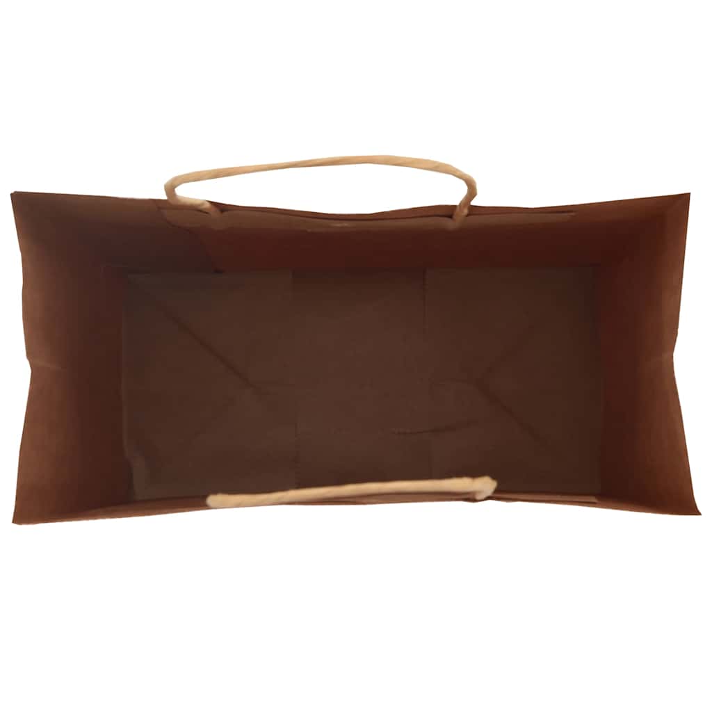 Papirnate vrećice 250 kom s ručkama zelene 21x11x31 cm