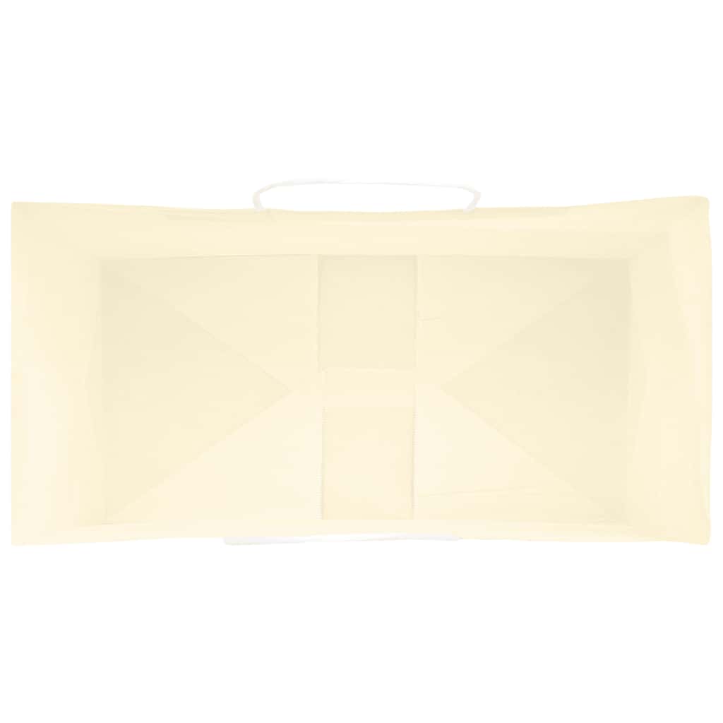 Papirnate vrećice 50 kom s ručkama žute 32x17x25 cm