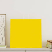 Papirnate vrećice 50 kom s ručkama žute 54x15x49 cm