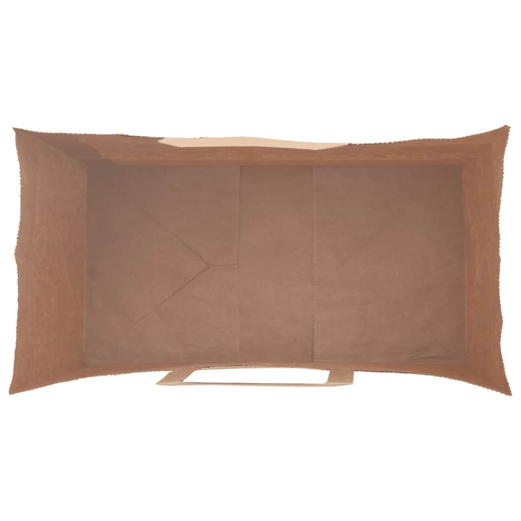 Papirnate vrećice 50 kom s ručkama smeđe 21x11x28 cm