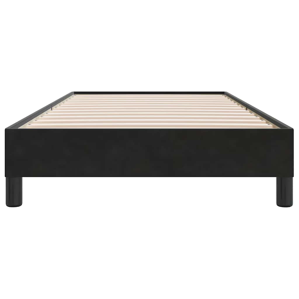 Box Spring krevet bez madraca crni 80x210 cm samt