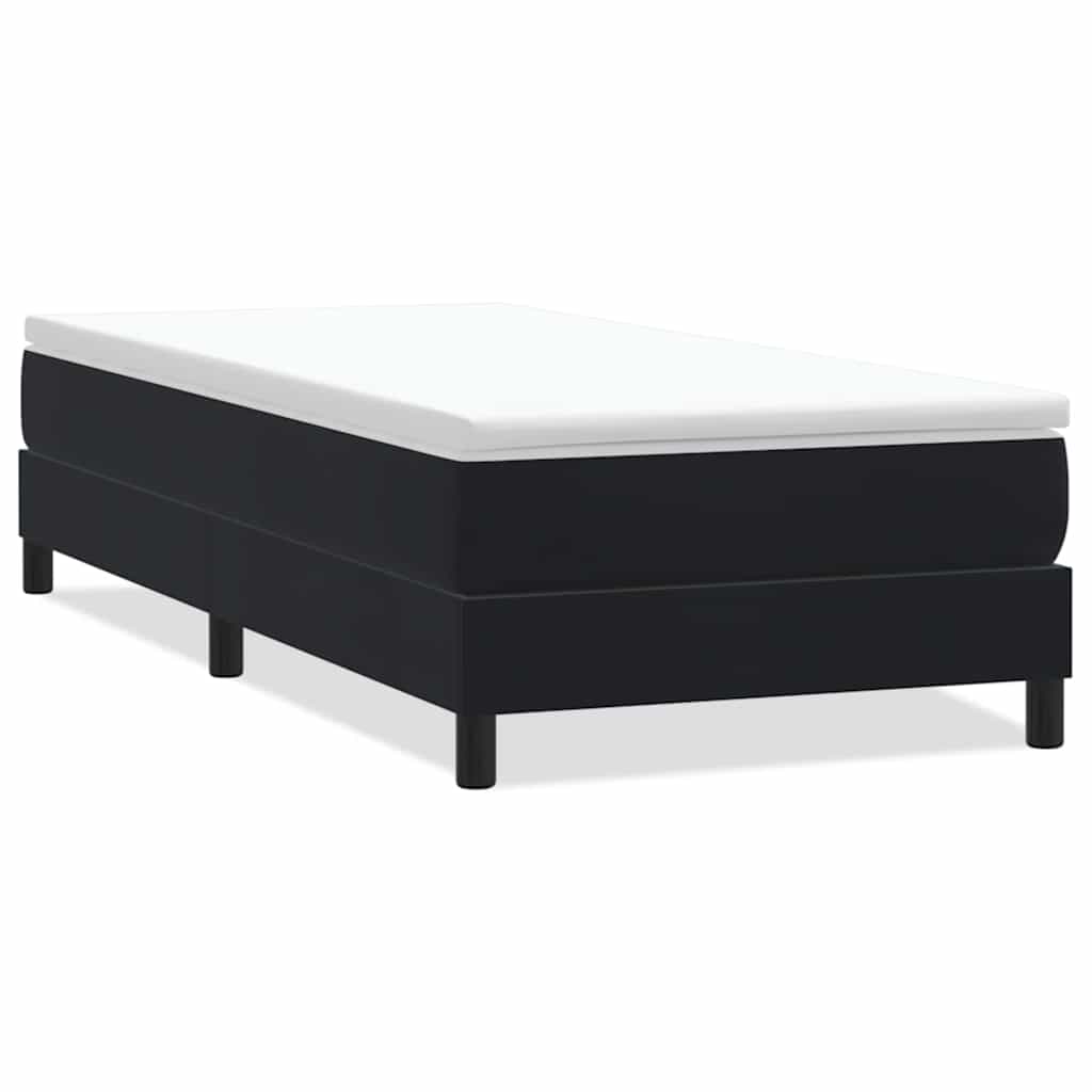 Box Spring krevet bez madraca crni 90x210 cm samt