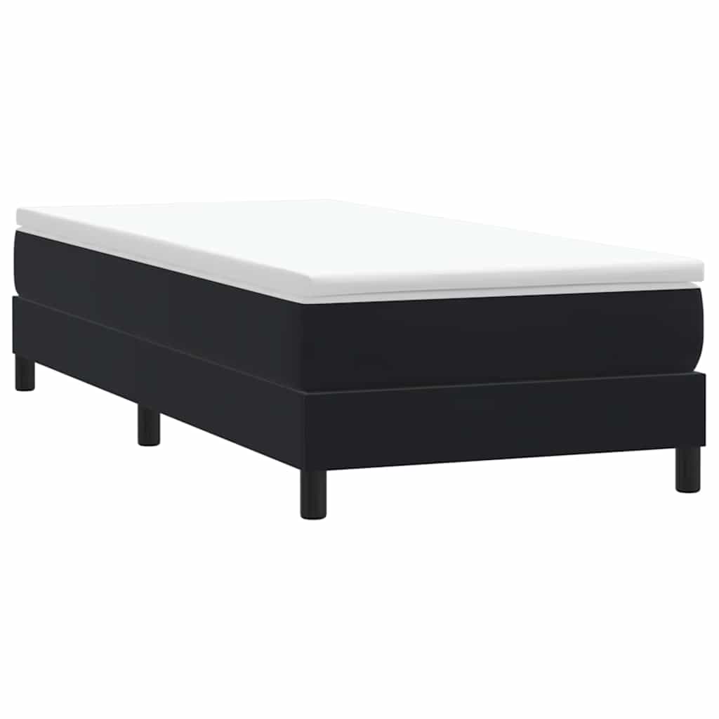 Box Spring krevet bez madraca crni 90x210 cm samt