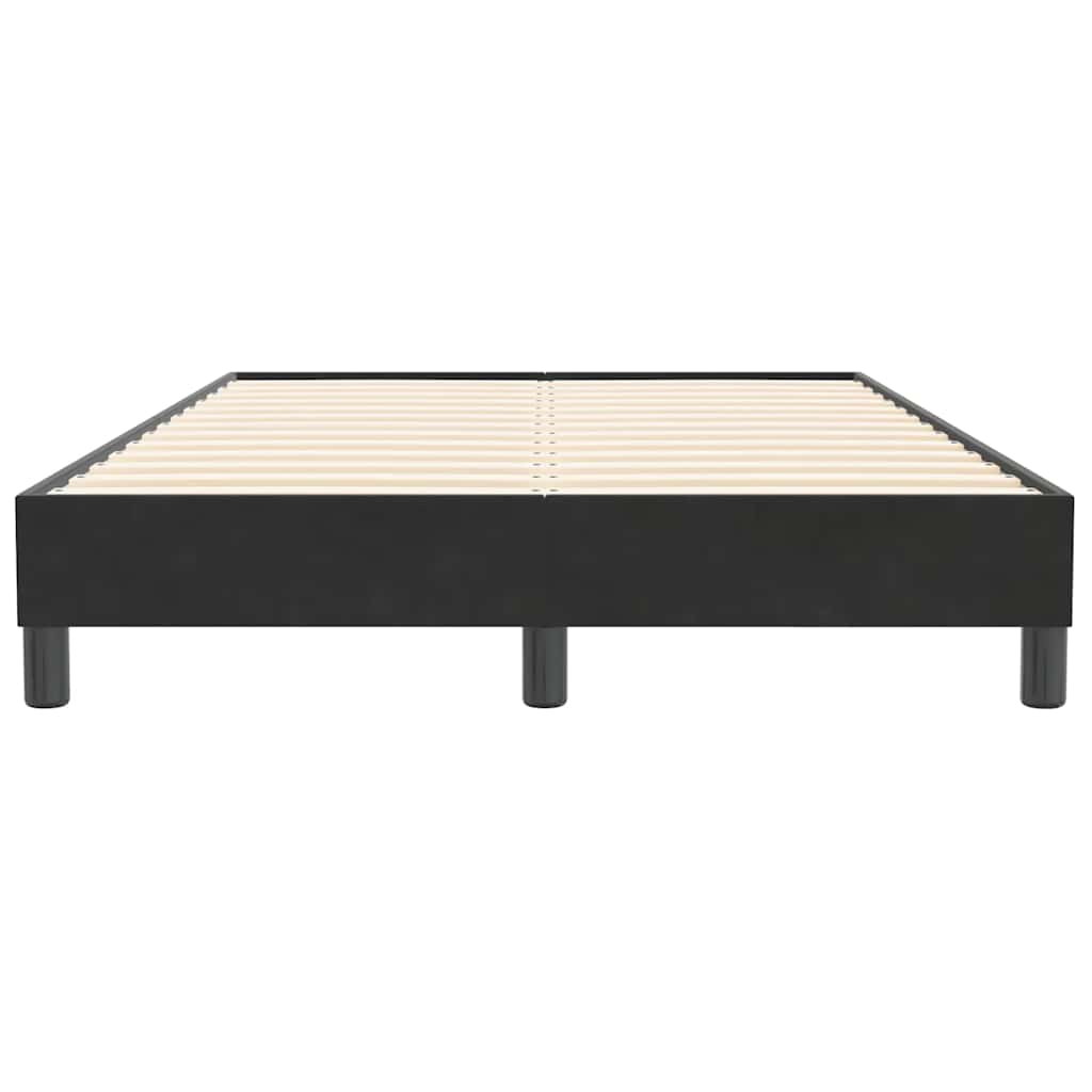 Box Spring krevet bez madraca crni 120x210 cm samt