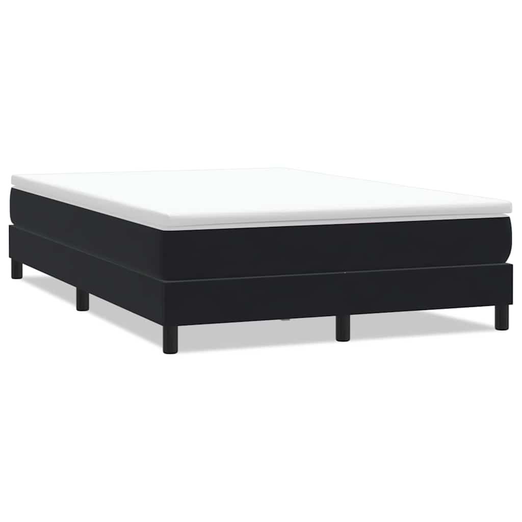 Box Spring krevet bez madraca crni 160x220 cm samt