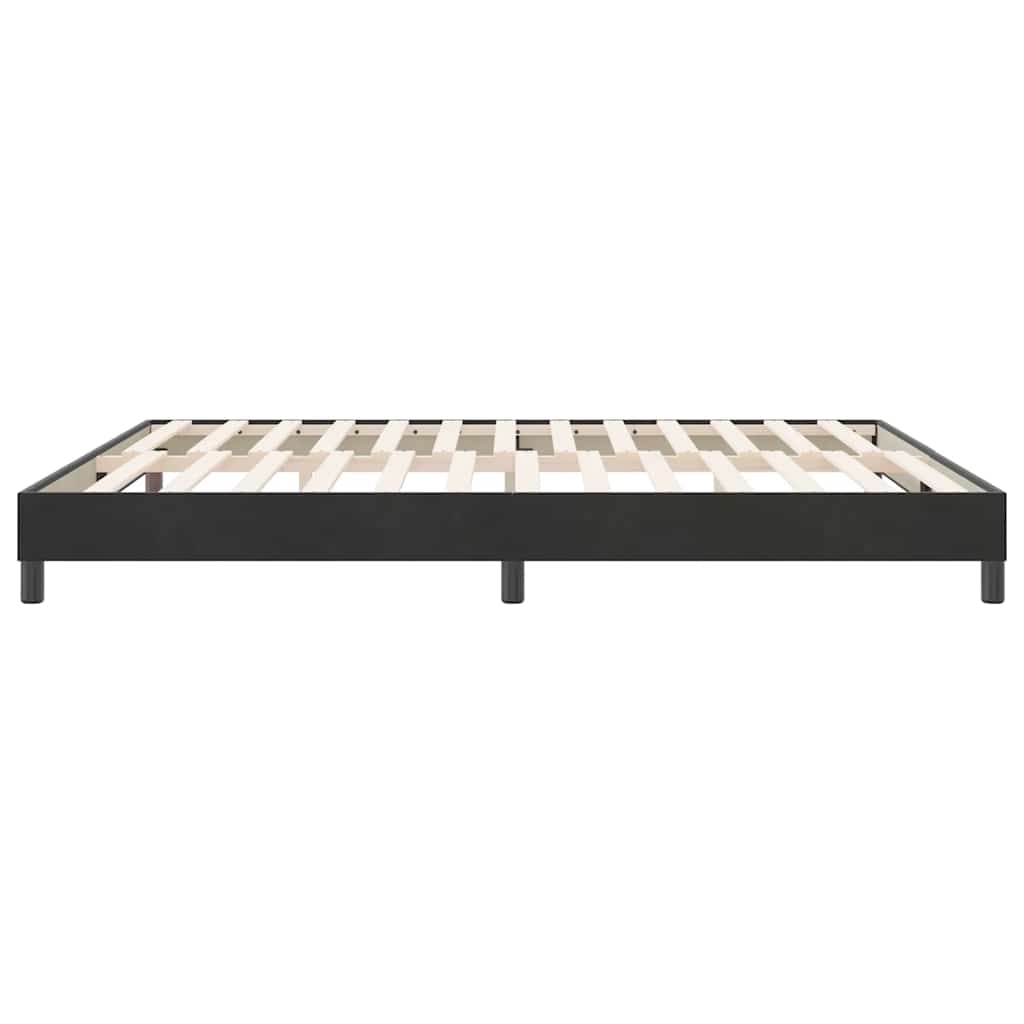 Krevet s boxspring oprugama bez madraca crni 180x220 cm baršun