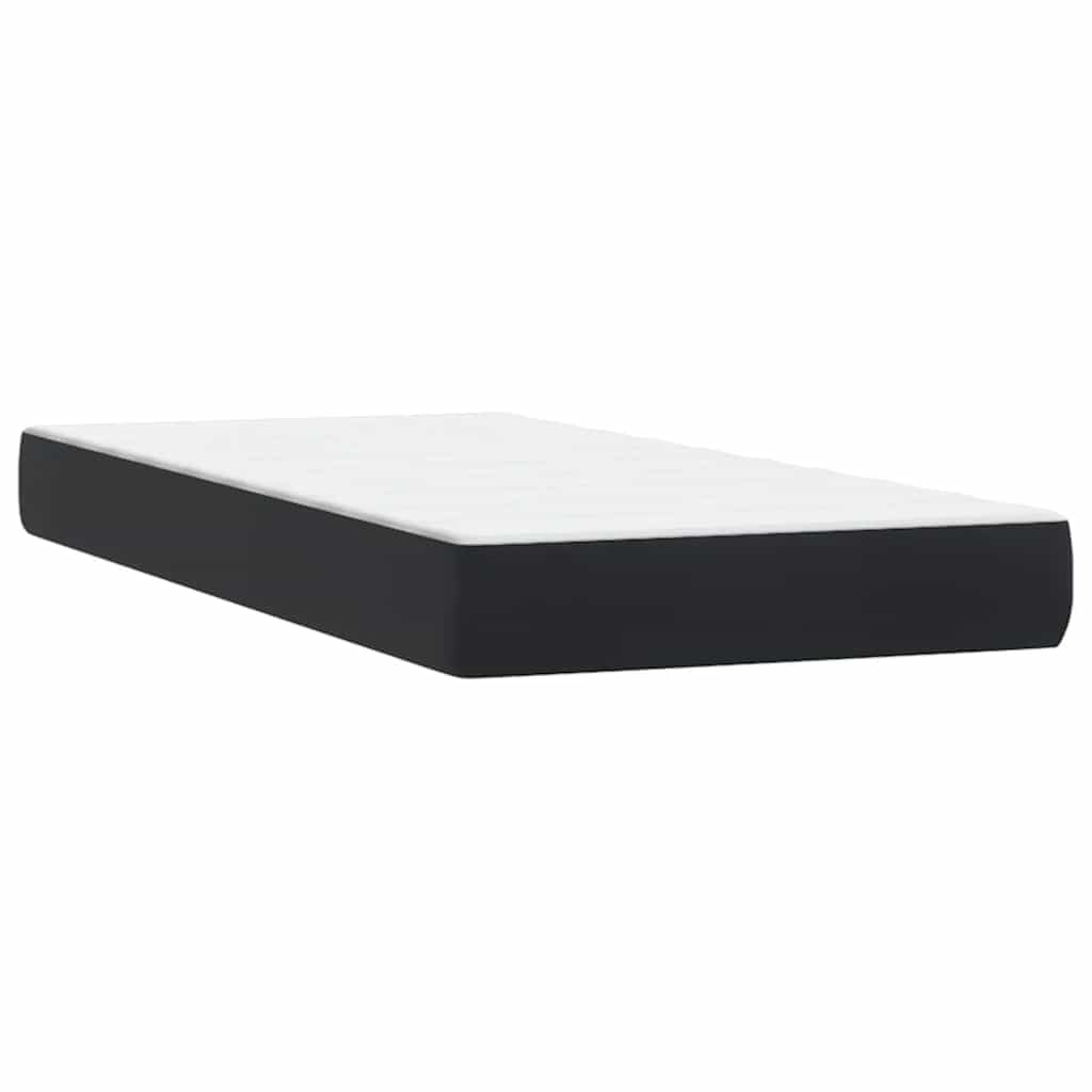 Box spring krevet s madracem crni 80 x 220 cm baršunasti