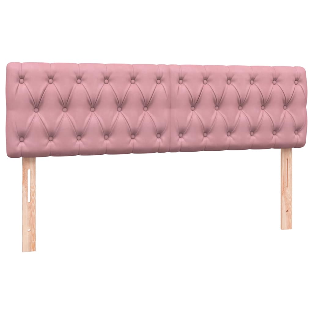 Box Spring krevet s madracem ružičasti 160x220 cm baršun