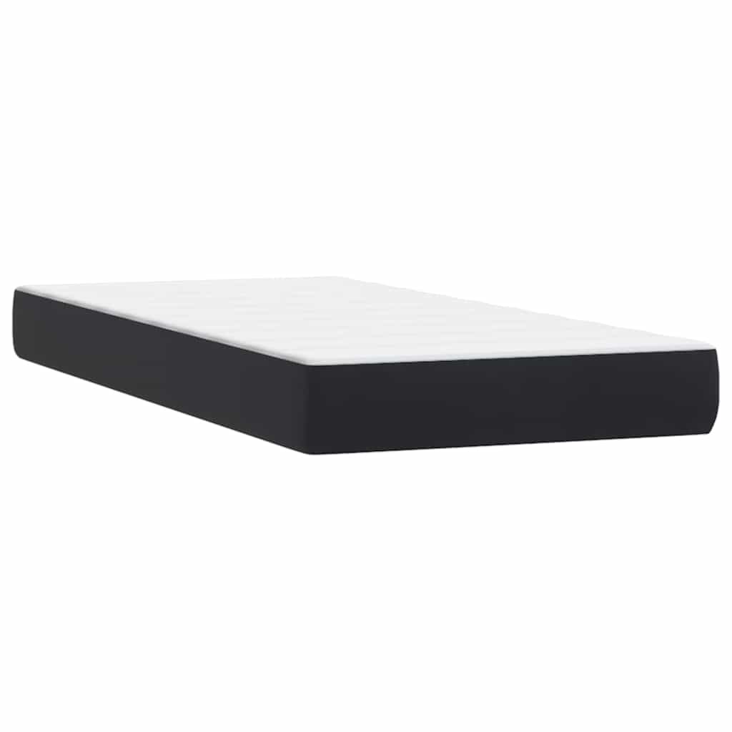 Box spring krevet s madracem crni 80 x 220 cm baršunasti