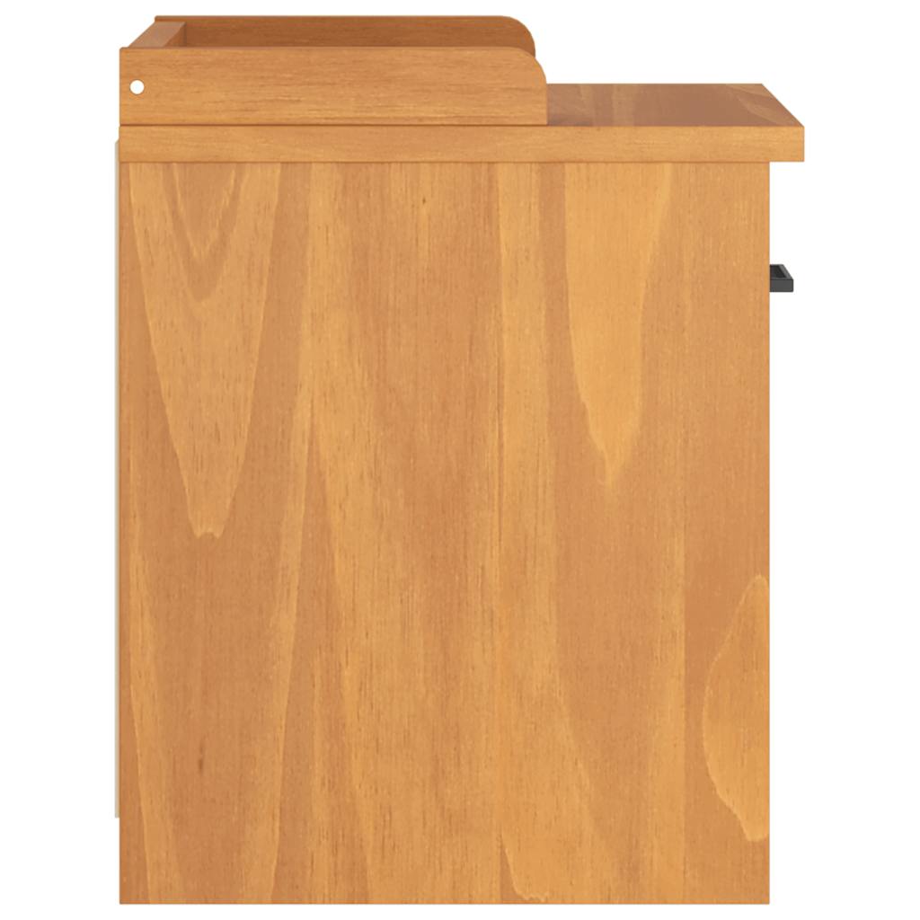 Klupa za hodnik SANDNES 45x40x50 cm Masivno drvo Bor