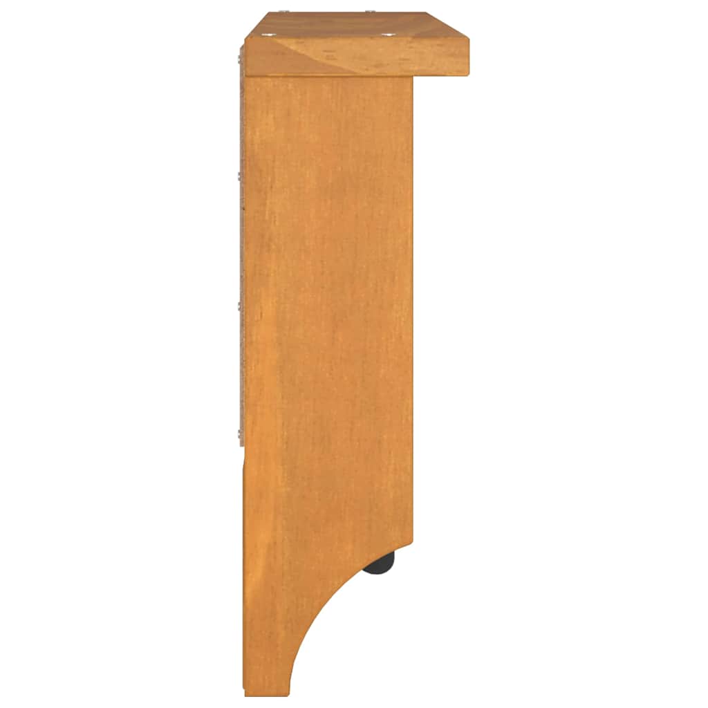 Zidna vješalica za kapute SANDNES 45x12x35 cm Masivno drvo bor