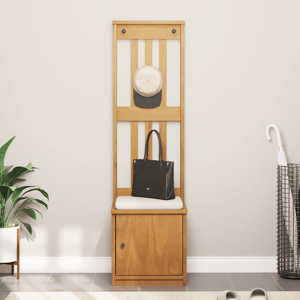 Drvo za dvoranu SANDNES 45x40x159,5 cm puno drvo bor