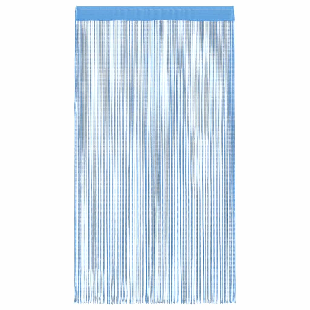 Nižaste zavjese 2 kom svijetloplave 140x250 cm