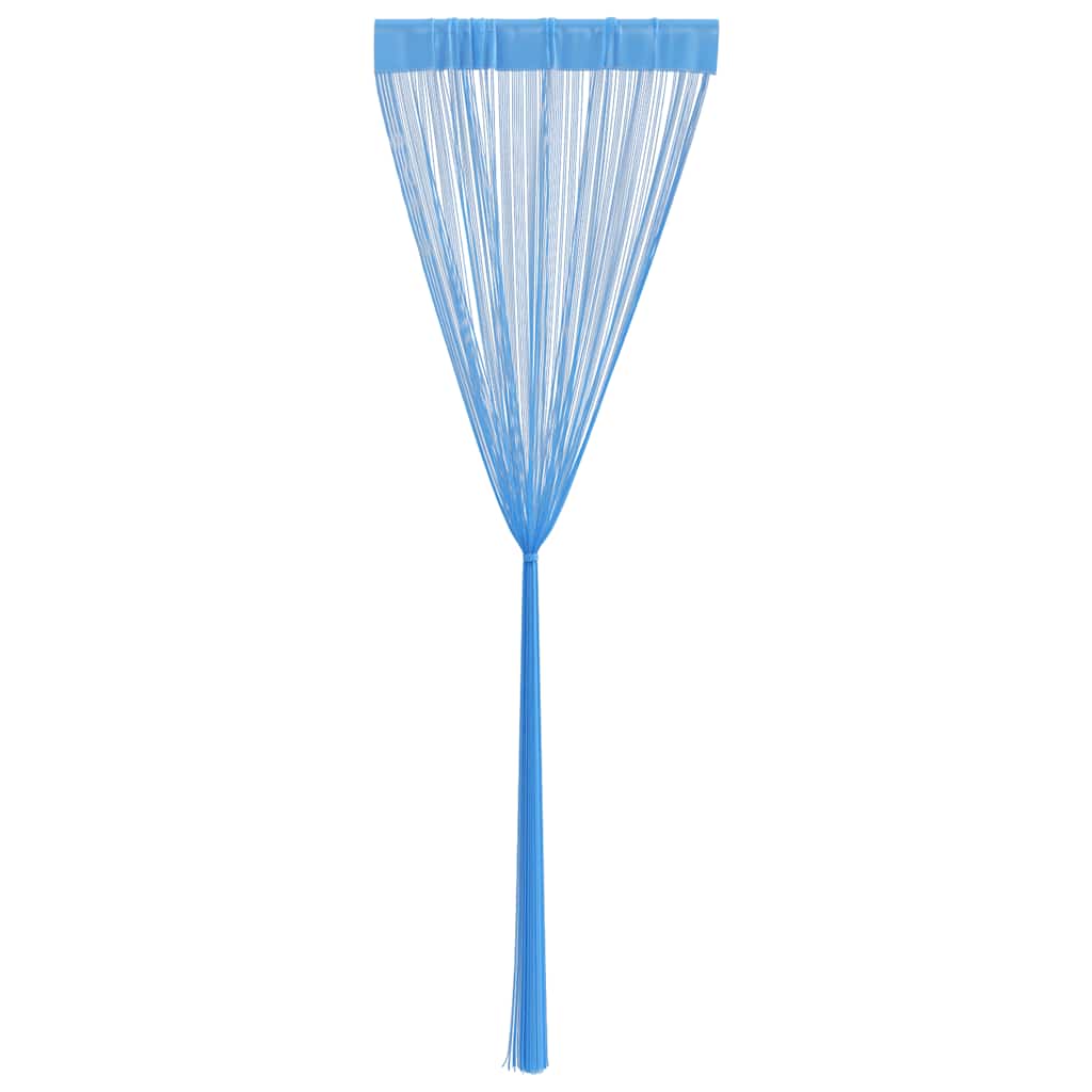 Nižaste zavjese 2 kom svijetloplave 140x250 cm