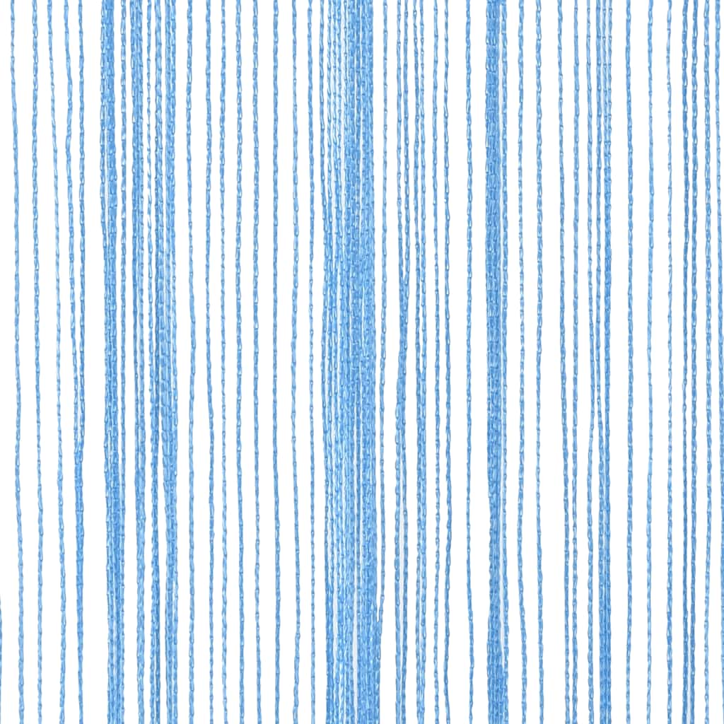 Nižaste zavjese 2 kom svijetloplave 140x250 cm