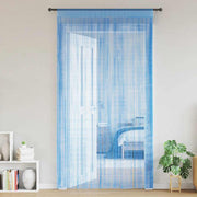 Nižaste zavjese 2 kom svijetloplave 140x250 cm
