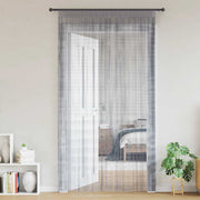 Nižaste zavjese 2 kom svijetlo sive 100x250 cm