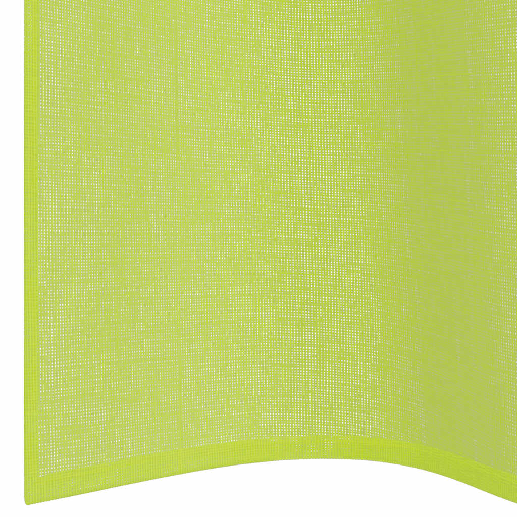 Voile zavjese s ušicama 2 kom zelene boje jabuke 140x300 cm