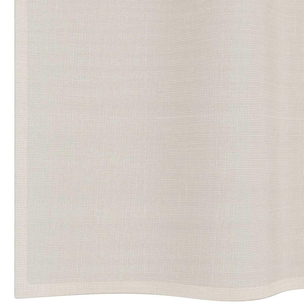 Voile zavjese s ušicama 2 kom krem 140x140 cm