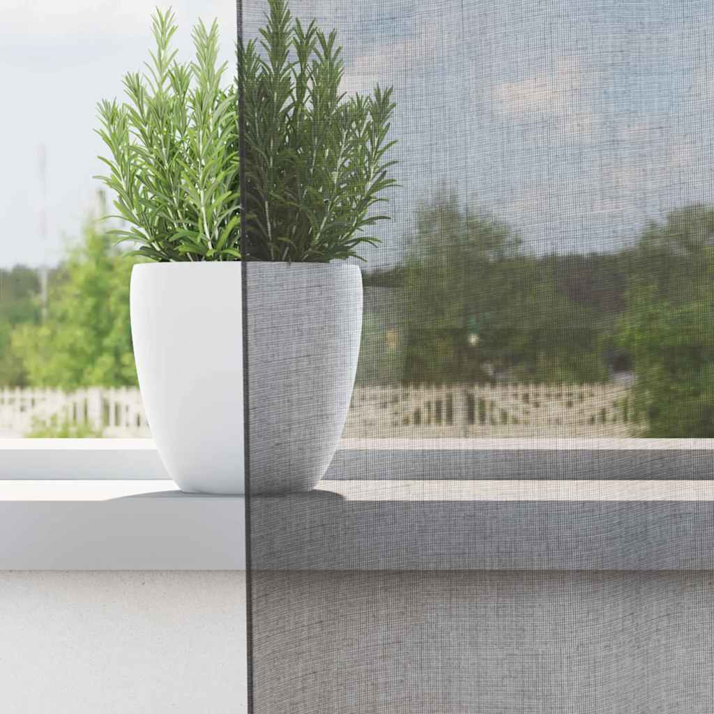 Voile zavjese s ušicama 2 kom tamnosive 140x260 cm