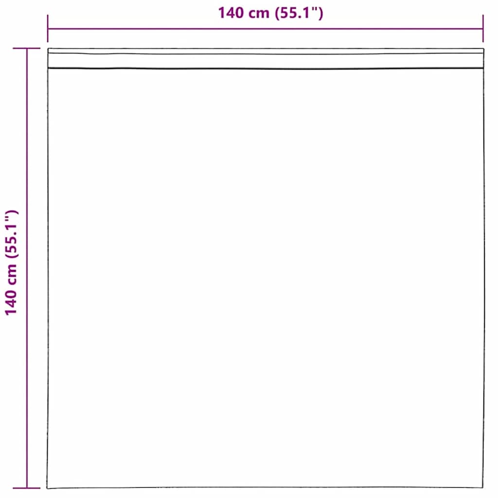 Voile zavjese s petljama 2 kom svijetlo ružičaste 140x140 cm