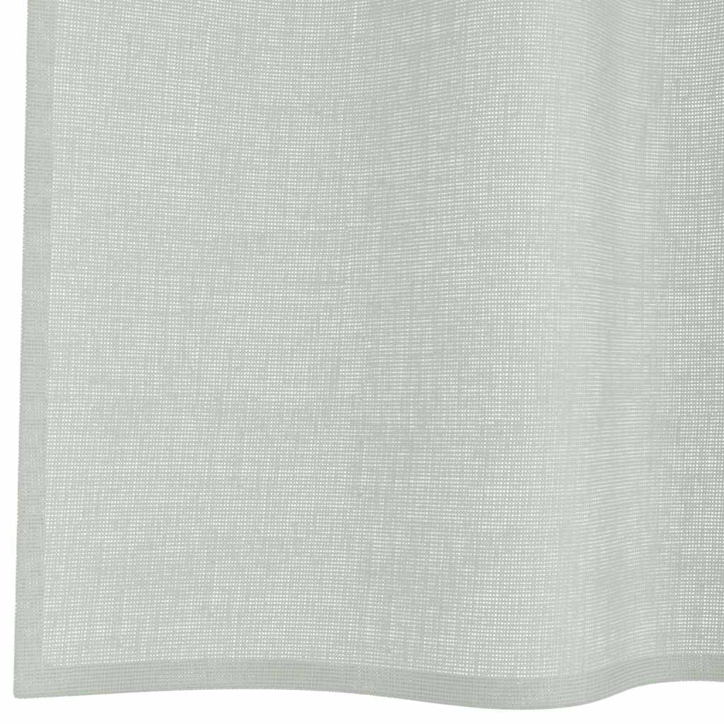 Voile zavjese s petljama 2 kom svijetlo sive 140x225 cm