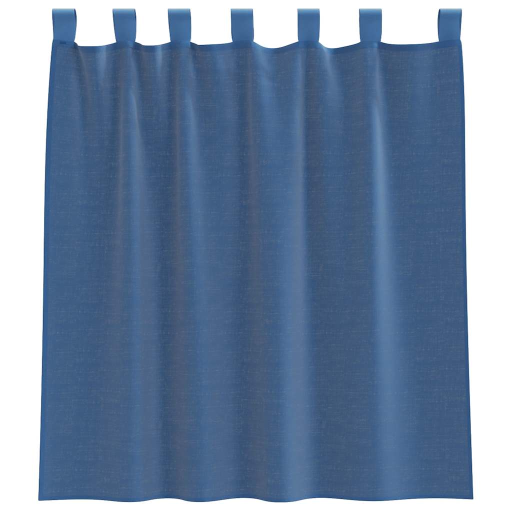 Voile zavjese s petljama 2 kom svijetlosive 140x260 cm