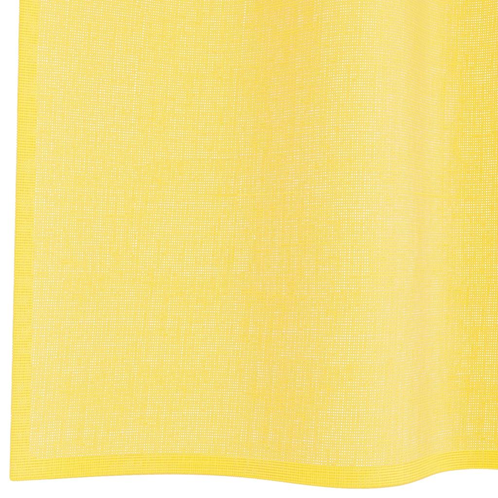Voile zavjese s petljama 2 kom žute 140x175 cm