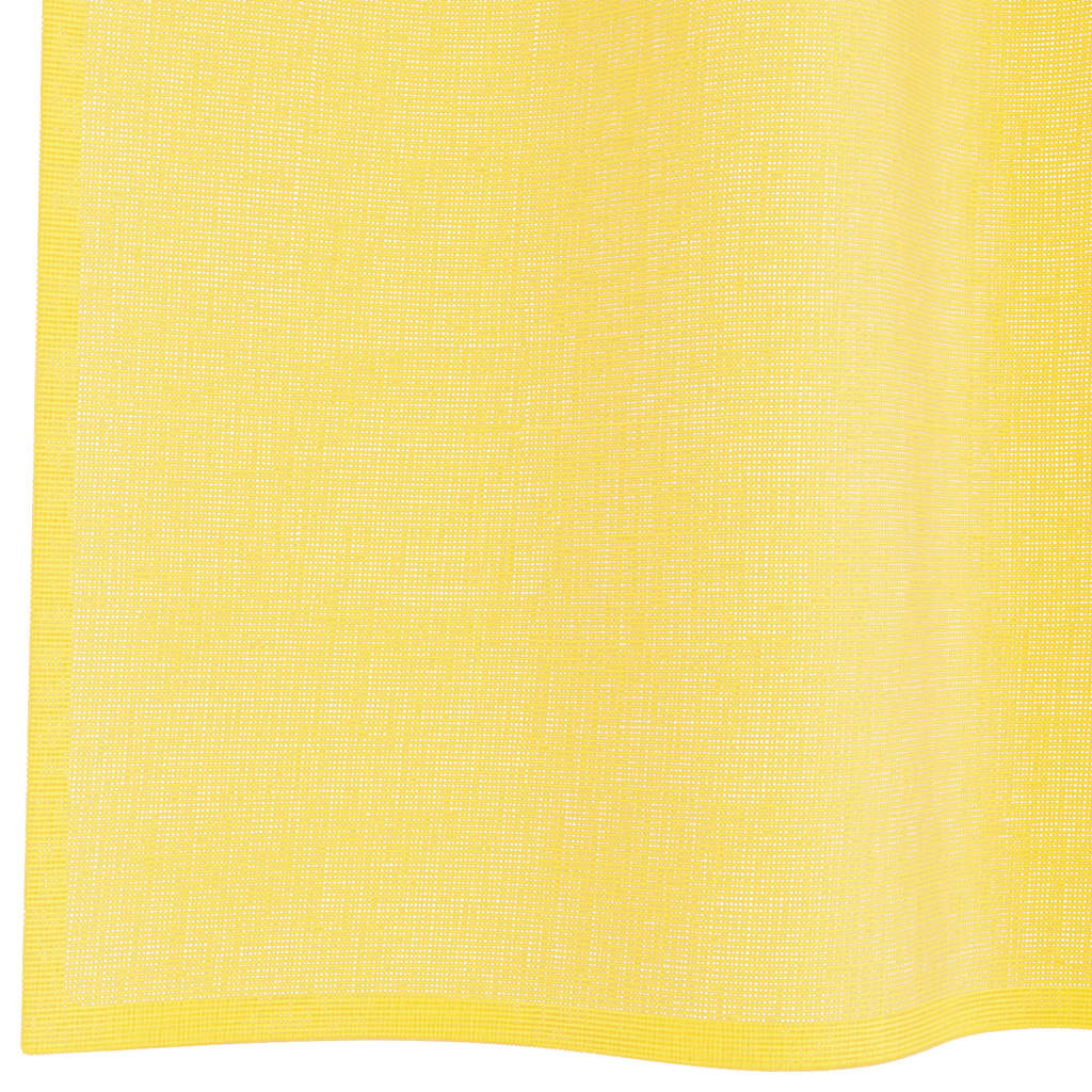 Voile zavjese s petljama 2 kom žute 140x245 cm