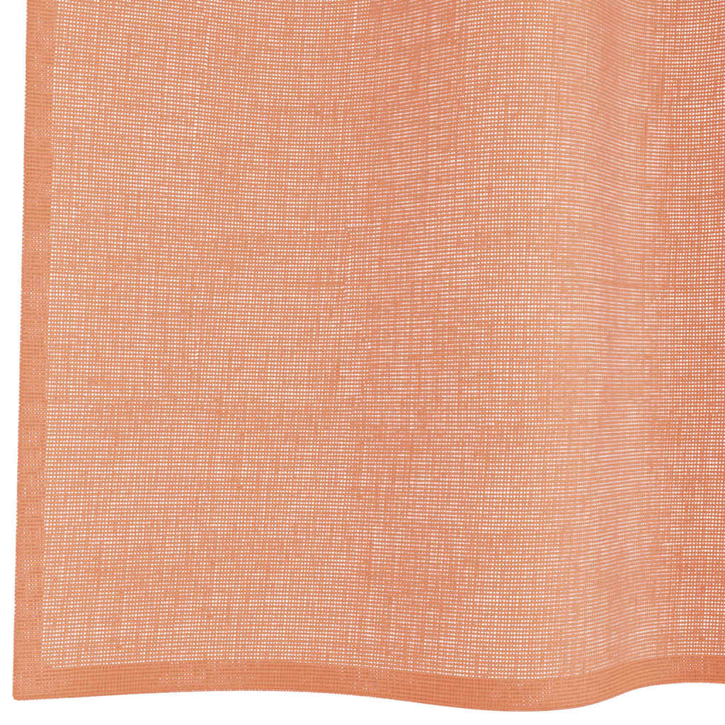Voile zavjese s petljama 2 kom terakota 140x260 cm