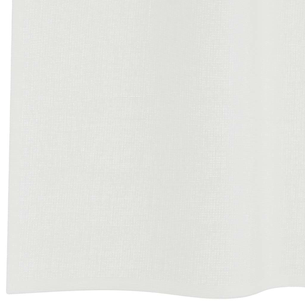 Voile zavjese s petljama 2 kom bijele 140x260 cm