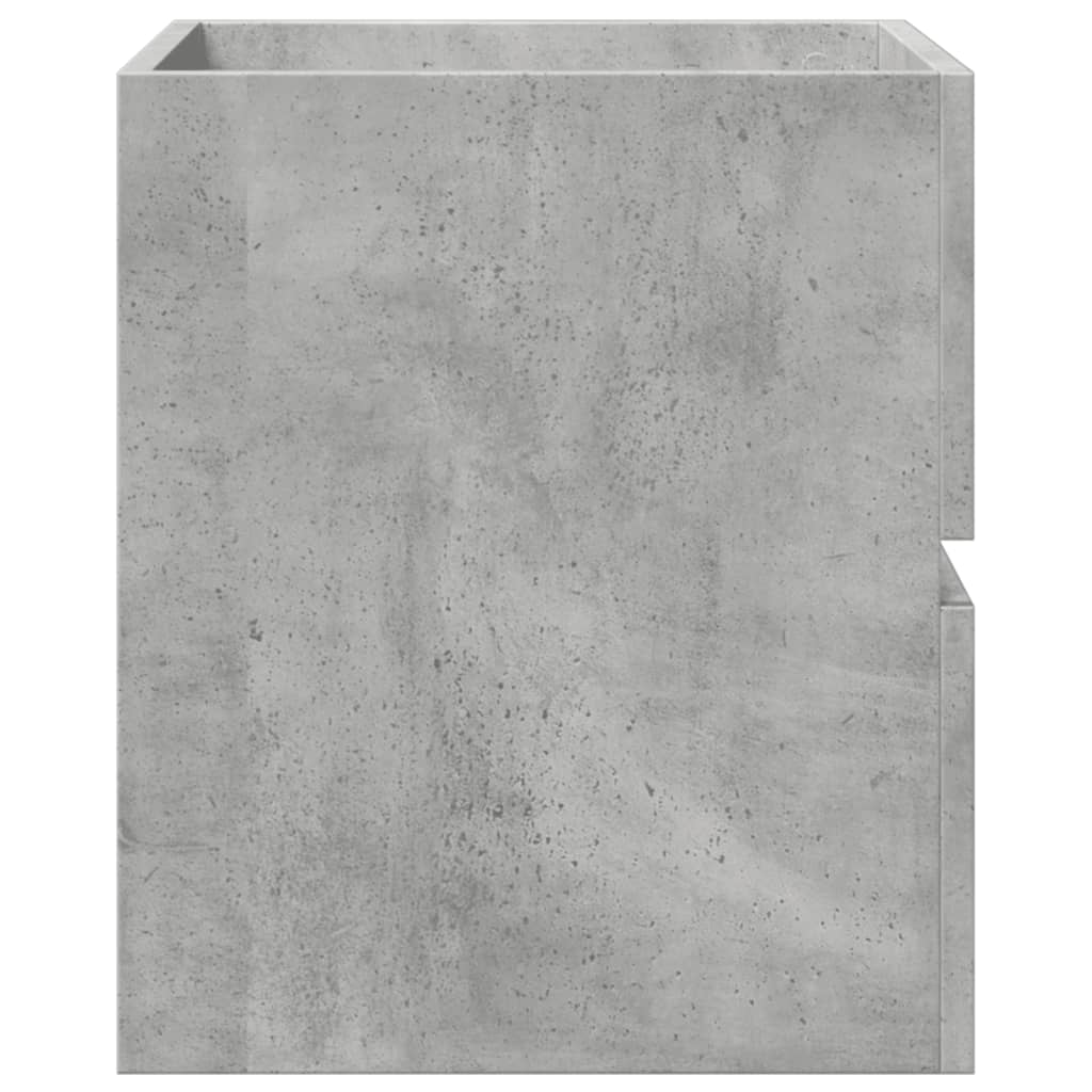 Ormarić za umivaonik siva boja betona 41x38,5x45 cm drveni