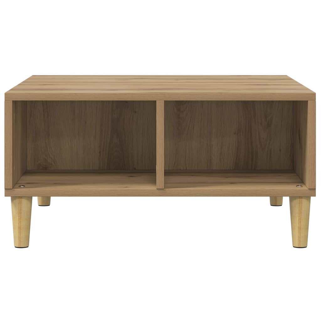Stol za kavu Artisan hrast 60x60x30 cm izrađeno drvo