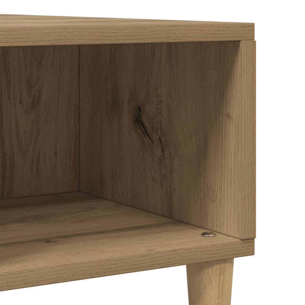Stol za kavu Artisan hrast 60x60x30 cm izrađeno drvo
