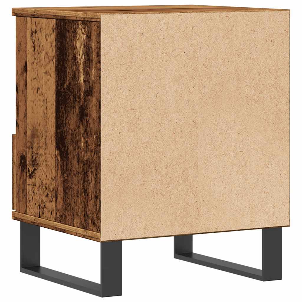 Noćni ormarići 2 kom Staro drvo 40x35x50 cm Konstruirano drvo