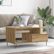 Stol za kavu Artisan hrast 90x49x45 cm izrađeno drvo
