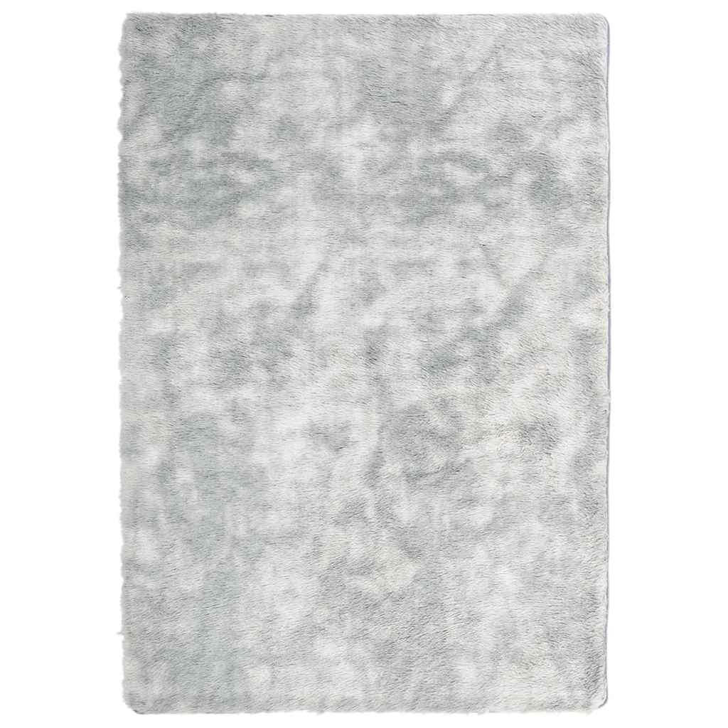 Čupavi tepih s visokim vlaknima NAVARRA srebrnosiva 120x170cm
