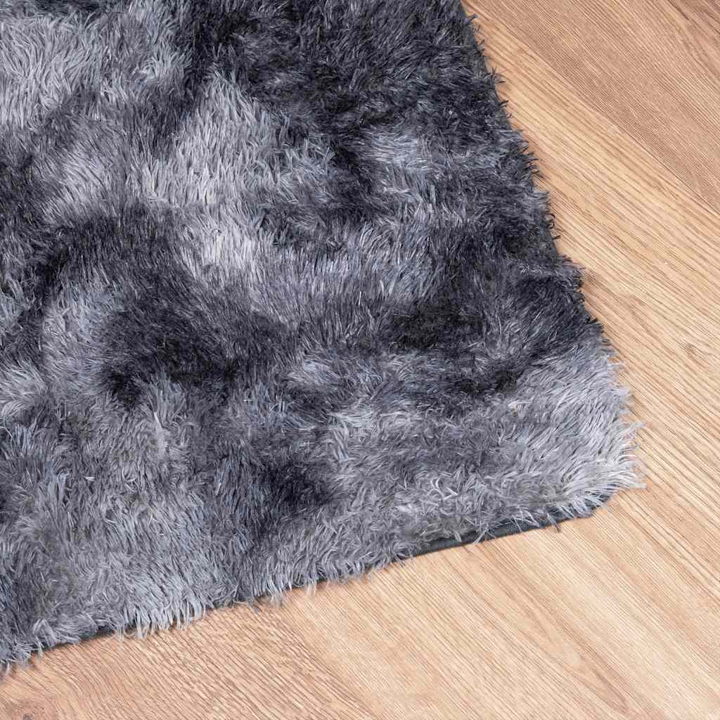 Čupavi tepih s visokim vlaknima NAVARRA tamnosiva 200x290 cm