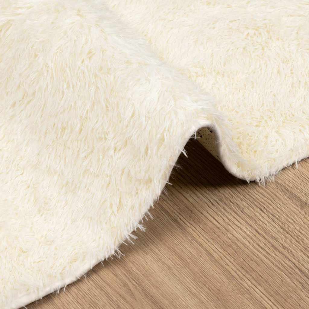 Čupavi tepih s visokim vlaknima NAVARRA krem 200x200 cm
