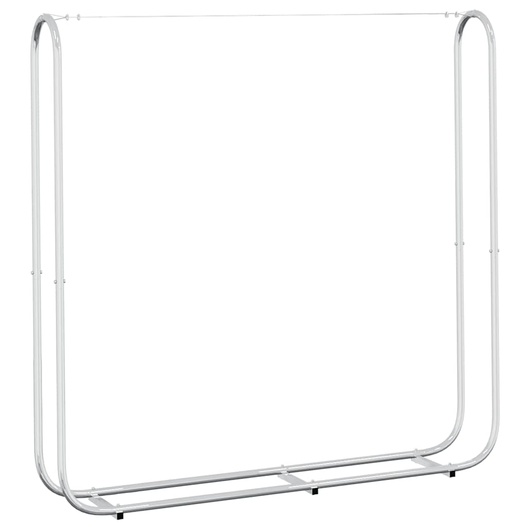 Stalak za drva za ogrjev 150x25x150 cm Pocinčani čelik