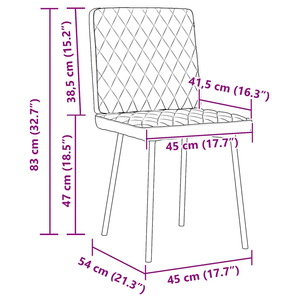 Blagovaonske stolice od umjetne kože 6 kom bijele
