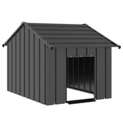 Kućica za pse s krovom 83x130x85 cm pocinčani čelik