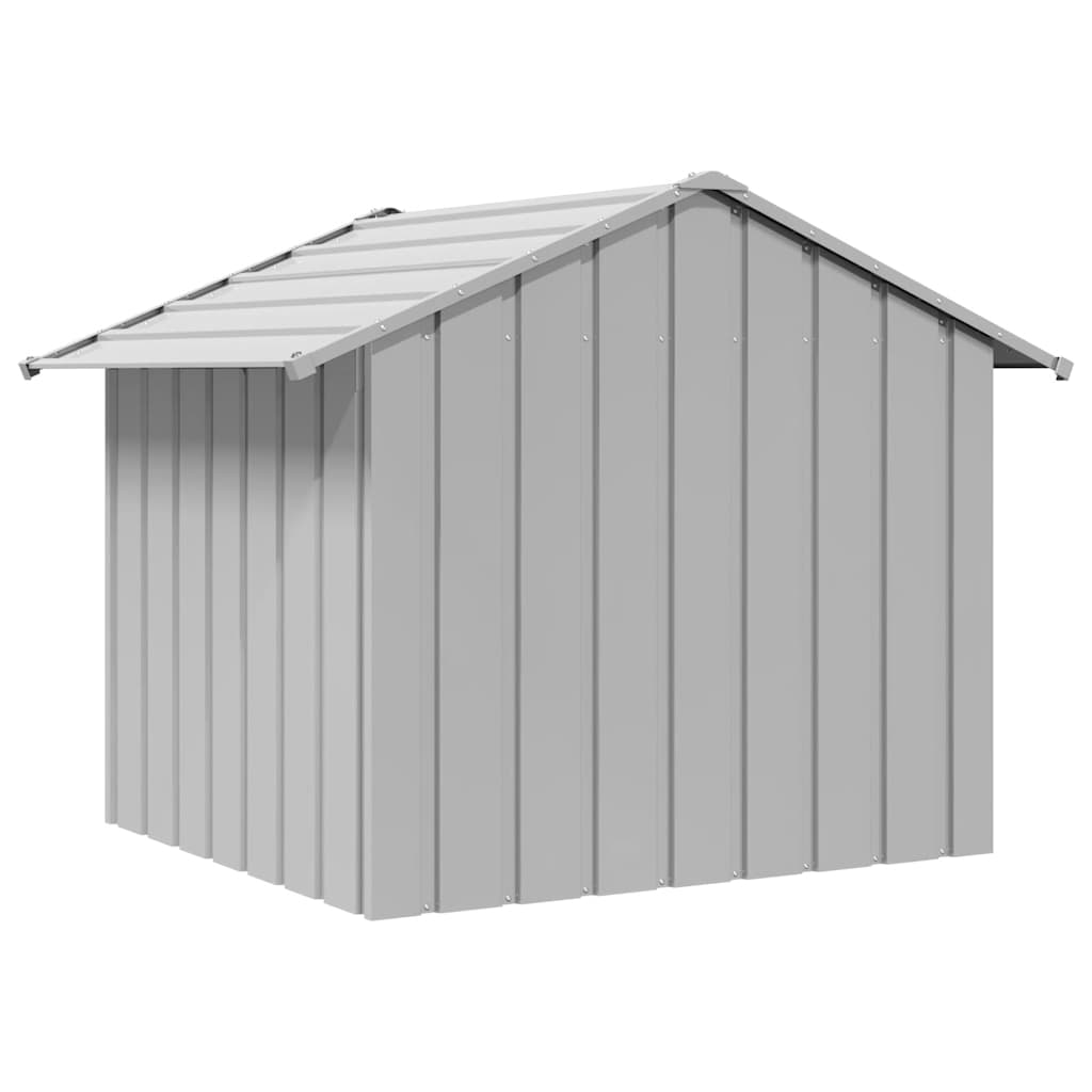 Kućica za pse s krovom 131x101x102 cm pocinčani čelik