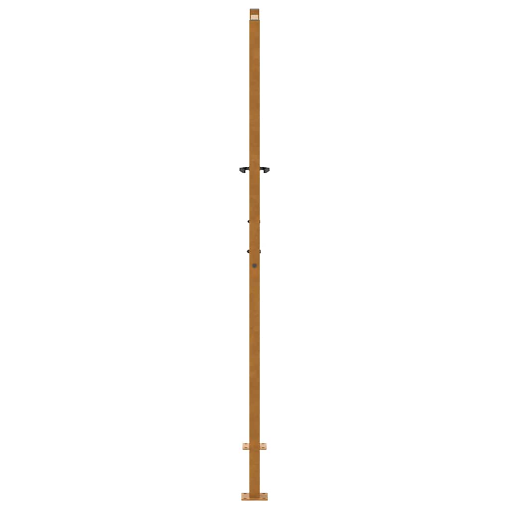 Vrtna vrata 100x175 cm, otporna na vremenske uvjete, valoviti dizajn